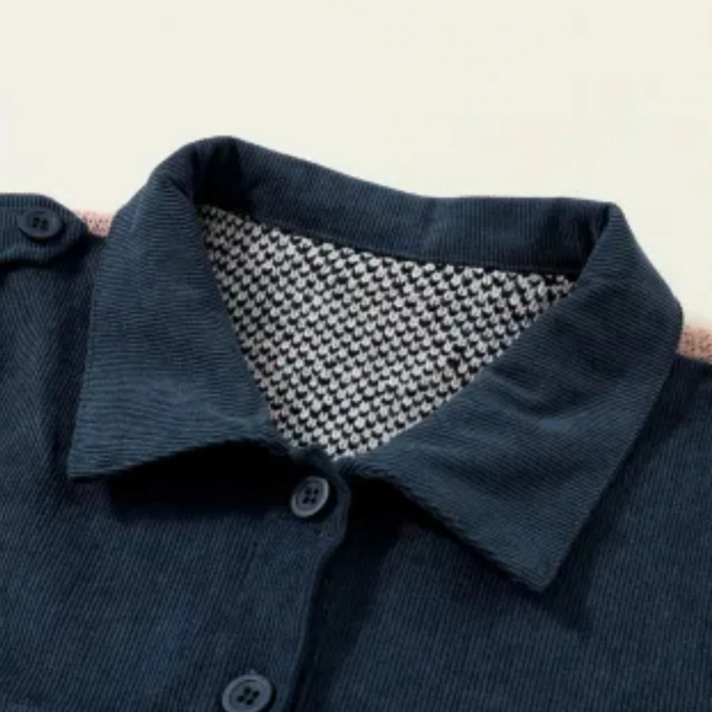 New Blue corduroy Aztec back jacket - Picture 14 of 17